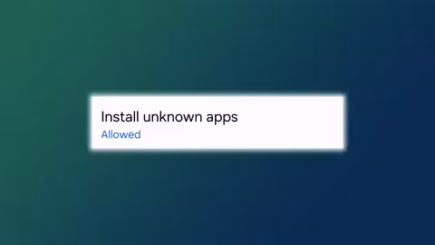 Step 2: Allow App Installations