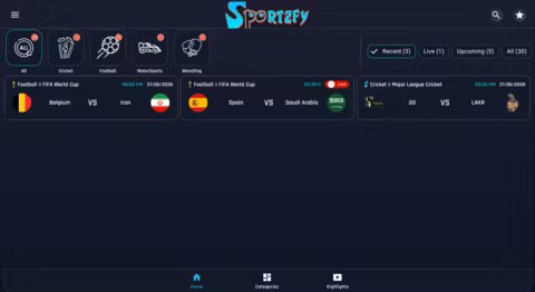 Screenshot Home
